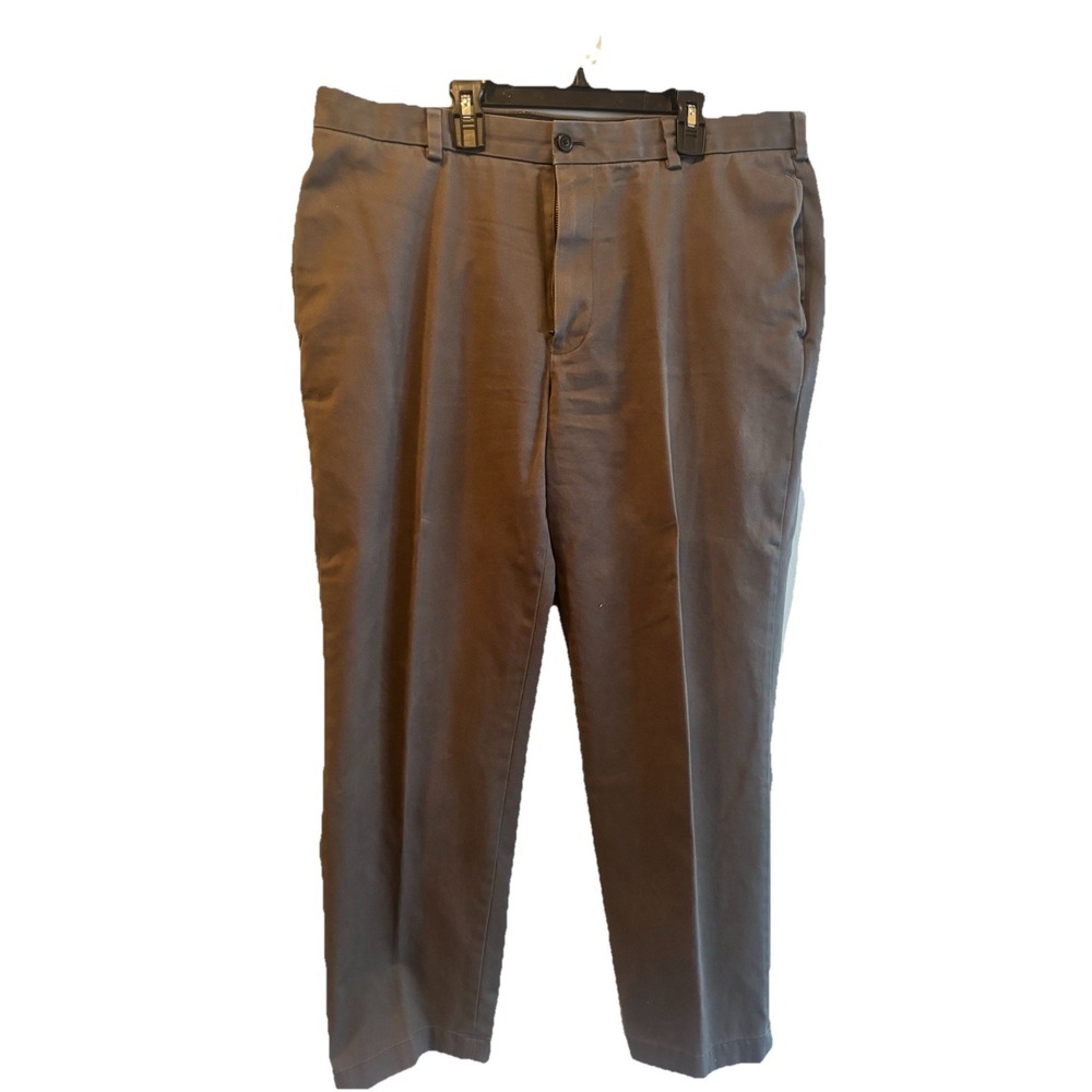 Brooks Brothers Advance Chino Clark Mens 38x29 Gray Pants Preppy Business